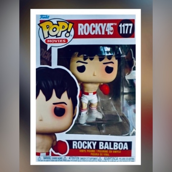 Rocky45 Set Apollo Creed 1178 Rocky Balboa 1177 Funko Pop New Box is damaged - Picture 3 of 5